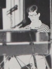 Harry Connick Jr. singing in high school yearbook
