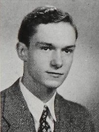 Hugh Hefner High School Yearbook Photo - Senior Year