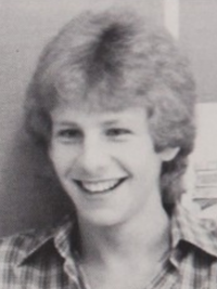 Ian Ziering 1982 yearbook candid