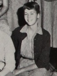 Jane Fonda 1954 Kellas Council yearbook photo