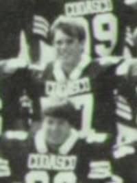 Joe Buck - 1986 high school football team photo