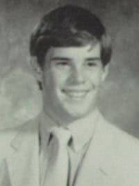Joe Buck - 1985 sophomore yearbook portrait