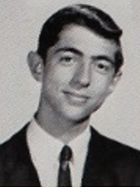 Joe Mantegna 1964 junior yearbook portrait