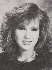 Joey Lauren Adams high school yearbook photo