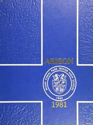 Jose Canseco's 1981 high school yearbook - Miami Coral Park High School