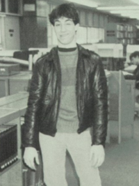Judd Apatow 1985 high school radio station manager portrait