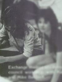 Kate Walsh with high school student representatives