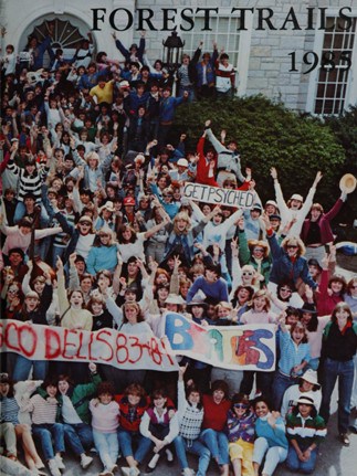 lake forest high school yearbook cover 1985