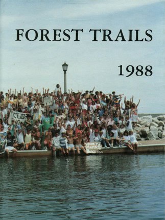 lake forest high school yearbook cover 1988
