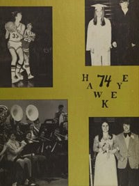 Larry Bird in the 1974 Springs Valley High School yearbook