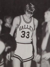 Larry Bird high school sports candids