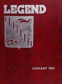 Larry King in the 1951 Lafayette High School yearbook