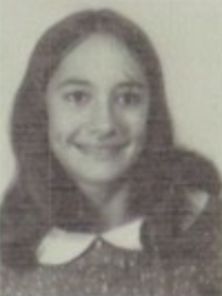 Laurie Metcalf 1971 sophomore yearbook portrait