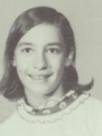 Laurie Metcalf 1970 freshman yearbook portrait