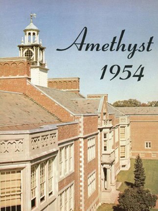 deering high school yearbook cover 1954