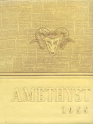 deering high school yearbook cover 1955