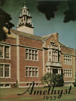 deering high school yearbook cover 1953