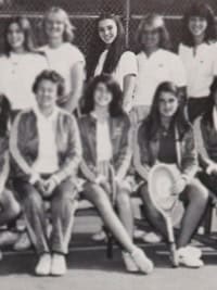 Lisa Kudrow high school tennis senior photo