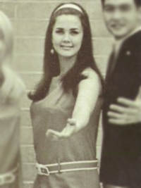 Lynda Carter 1968 chorale yearbook photo
