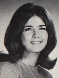 Lynda Carter 1969 senior yearbook portrait