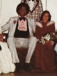 Magic Johnson - 1977 homecoming court photo