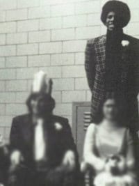 Magic Johnson - 1975 homecoming court photo