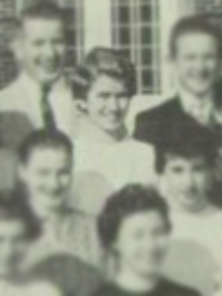 Martha Stewart 1957 high school yearbook photo (Homeroom)