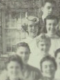 Martha Stewart 1958 high school yearbook photo (Art Club)