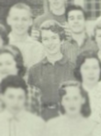 Martha Stewart 1957 high school yearbook photo (Latin Club)