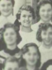 Martha Stewart 1957 high school yearbook photo (Future Nurses of America)