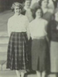 Martha Stewart 1957 high school yearbook photo (General Services Representatives)