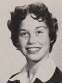 Mary Tyler Moore 1955 senior yearbook portrait