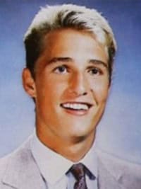 Matthew McConaughey Senior Yearbook Photo