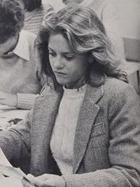 Meg Ryan in the Bethel High School 1961 yearbook