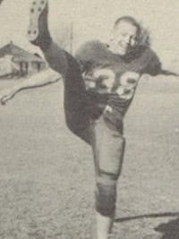 Mickey Mantle High School Football Photo