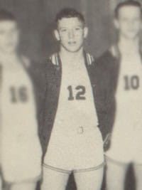 Mickey Mantle High School Basketball Photo