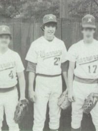 Mike Mussina 1984 baseball team candid (cropped) (Classmates.com)