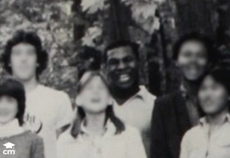 Mike Tyson Group Photo Closeup