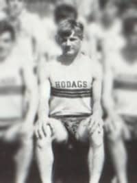 mike webster track team yearbook photo