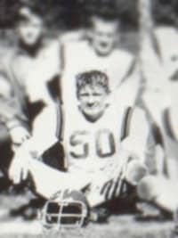 mike webster football team yearbook photo