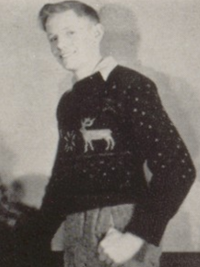 Neil Armstrong 1947 band officers photo (Vice President)