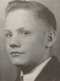 Neil Armstrong 1947 senior yearbook portrait