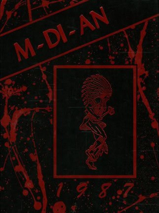 Minooka High School Yearbook Cover 1987