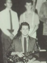 Nick Offerman Jazz band yearbook photo