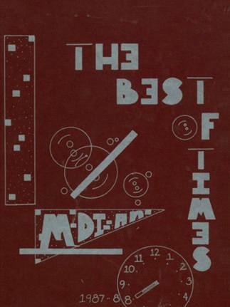 Minooka High School Yearbook Cover 1988