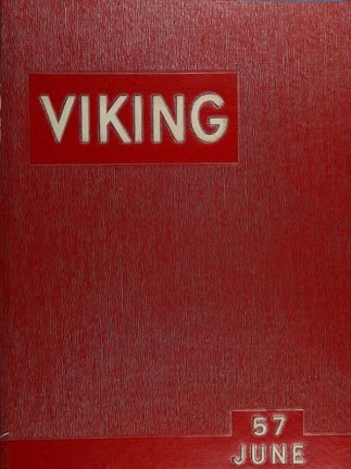 northern high school yearbook cover 1957