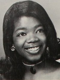 Oprah Winfrey high school yearbook photo