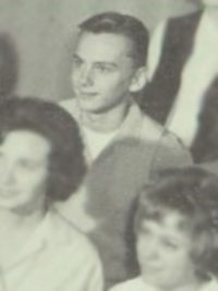 Pat Sajak 1962 Sophomore Honor Society yearbook photo