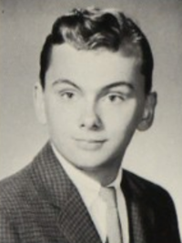 Pat Sajak 1964 senior yearbook portrait