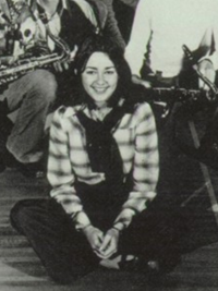 Patricia Heaton 1976 Jazz Lab Band yearbook portrait